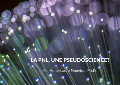 La PNL, une pseudoscience?